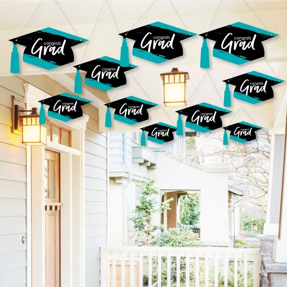 Teal Grad Best Is Yet To Come Outdoor Porch Tree Yard
