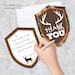 Gone Hunting Shaped Thank You Cards Deer Hunting Camo Baby Shower or ...