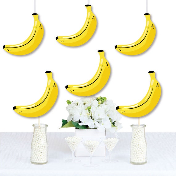 Let's Go Bananas - DIY Tropical Party Decoration Essentials - Baby, Birthday or Bridal Banana Party - Do it Yourself Party Decor - 20 Ct Il_570xn
