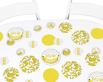 Big Dot Of Happiness Let's Go Bananas Fold And Flare Centerpieces - 10 Pack Tropical Party Table Decorations