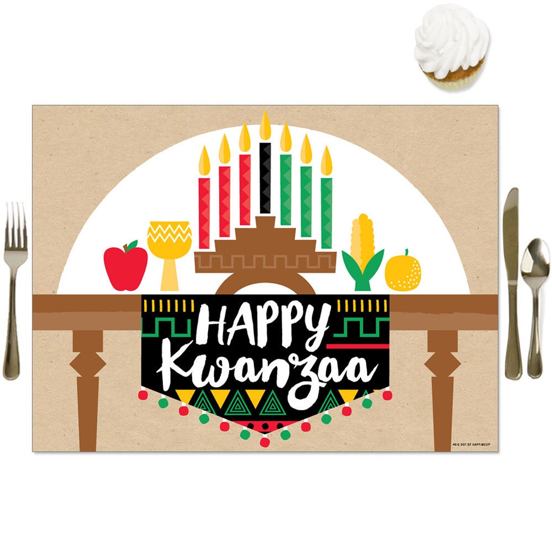 Happy Kwanzaa - Party Table Decorations - African Heritage Holiday ...