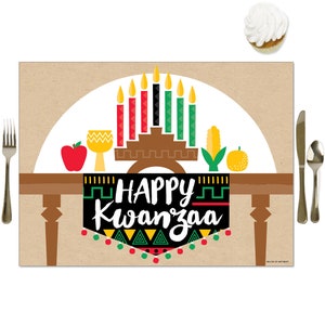 Happy Kwanzaa - Party Table Decorations - African Heritage Holiday ...