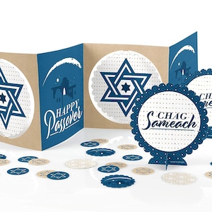 Ymaotrade Happy Passover Wood Sign 11", Passover Wall Hanging And Decor For Home Or Restaurant, Passover Decorations For Front Door Porch