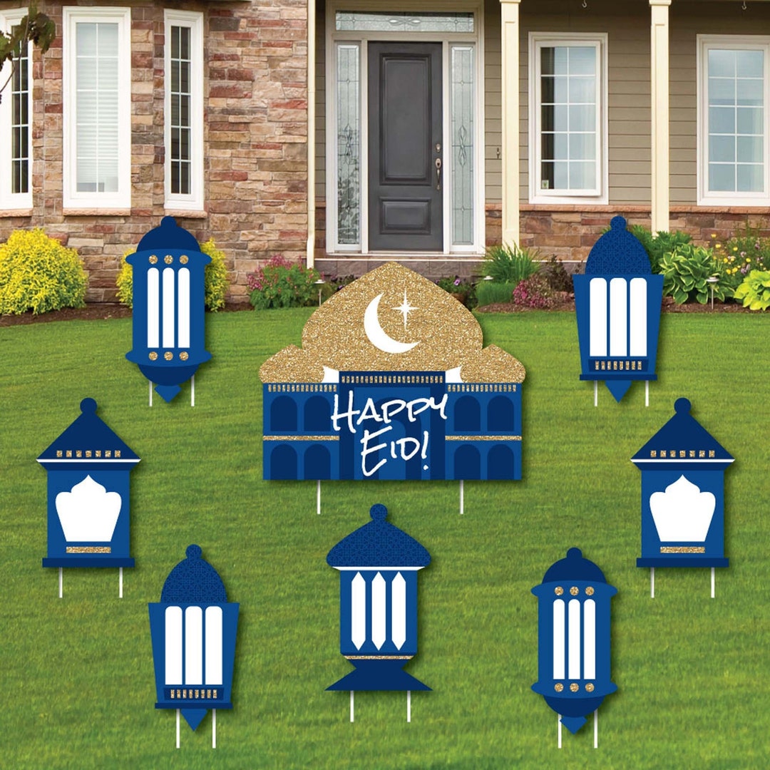 Ramadan Shaped Lawn Decorations - Outdoor Eid Mubarak Party Decorations ...