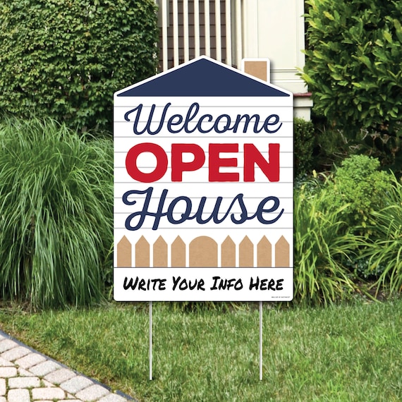 Open House Real Estate Welcome Yard Sign By Big Dot Of Happiness open-house-real-estate-welcome-yard-sign-by-big-dot-of-happiness