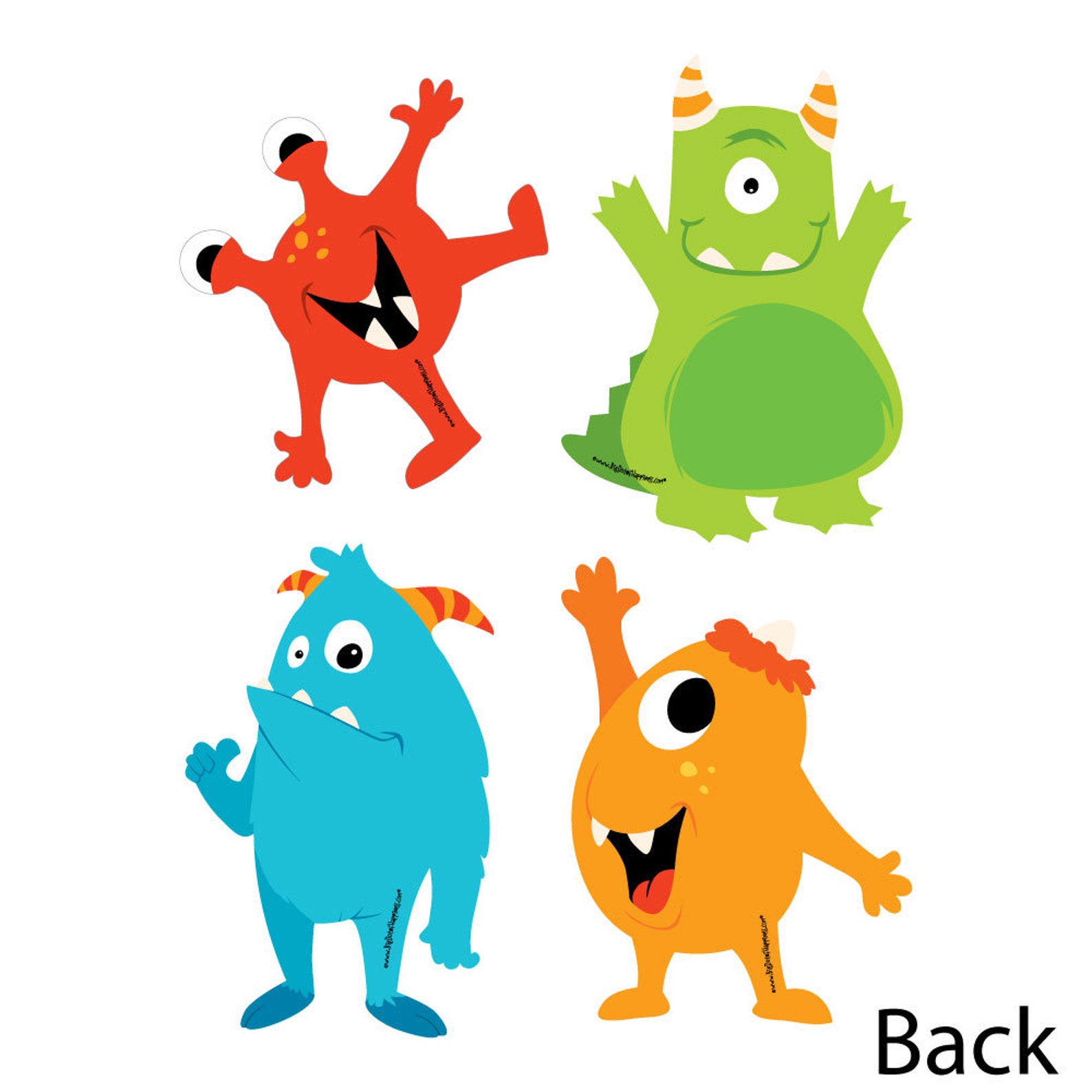 Monster Bash DIY Decorations Party Essentials Little Etsy