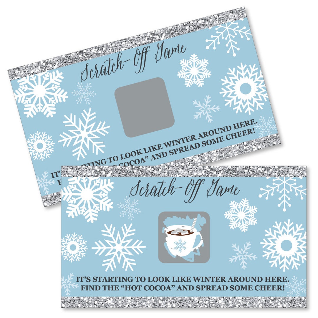 Winter Wonderland - Snowflake Holiday Party and Winter Wedding Game ...