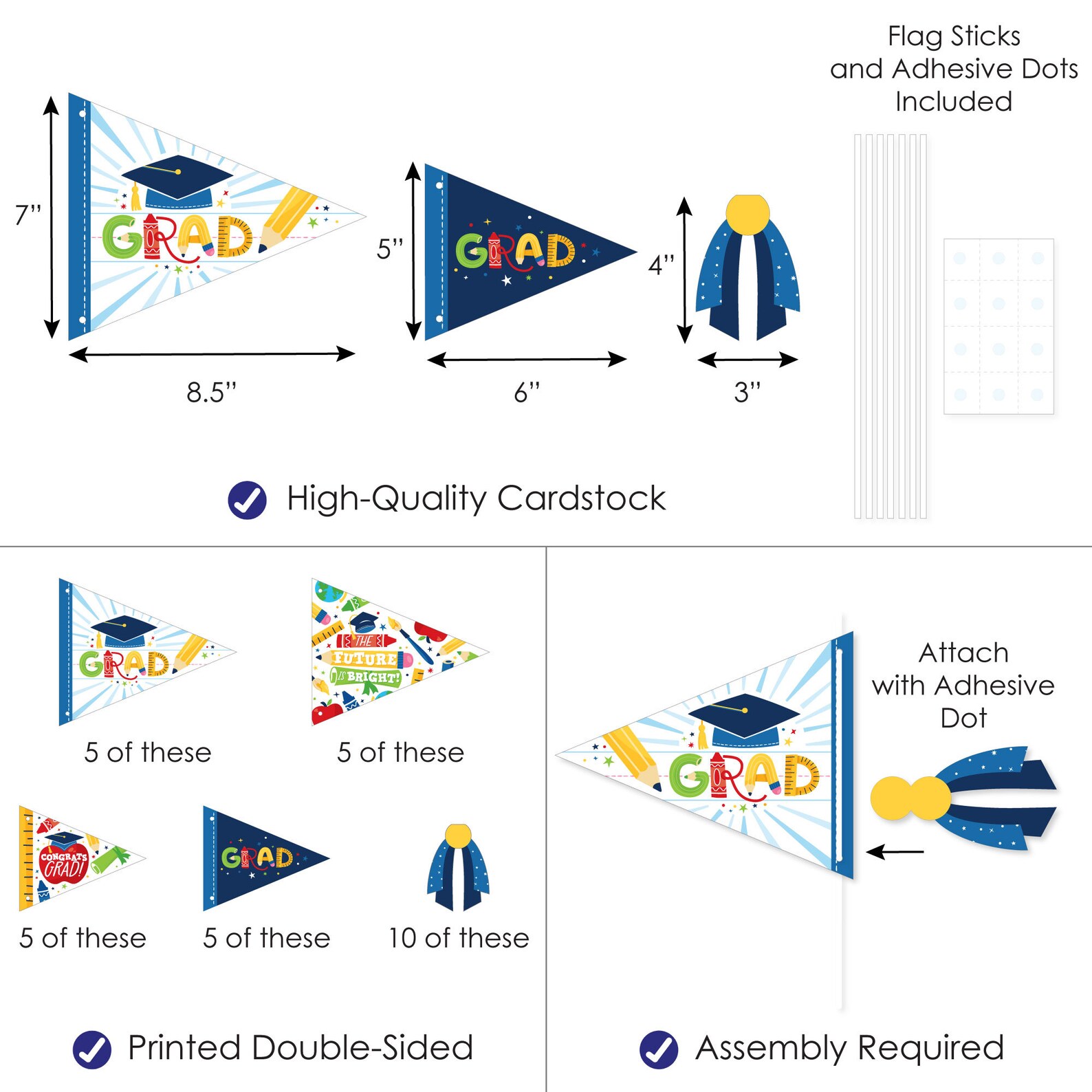 Triangle Graduation Kindergarten Grad - Triangle 4K Preschool Kids Graduation Party Photo ...