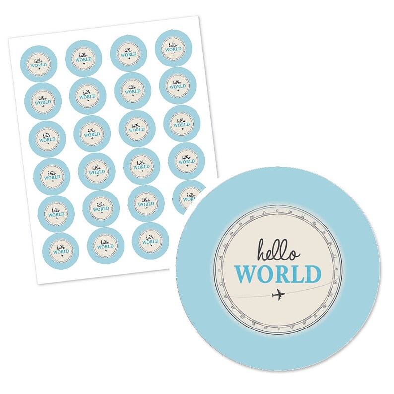 12 Count Precious Cargo Blue Candle Tin Baby Shower Party Favors