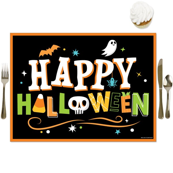 Halloween Placemat Etsy