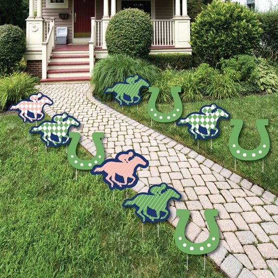 Kentucky Horse Derby Horse Race Party Decorations Outdoor Etsy