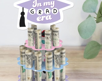 In My Grad Era - DIY Graduation Party Money Holder Gift - Cash Cake