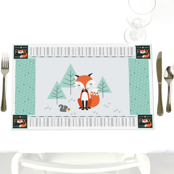 Mr Fox Party Table Decorations Baby Shower Or Birthday Party