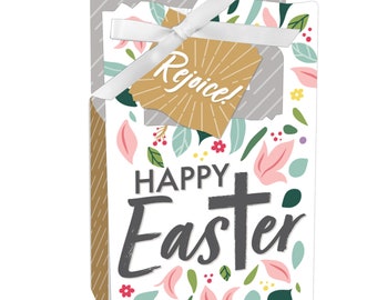 Religious Easter - Christian Holiday Party Favor Boxes - Set of 12