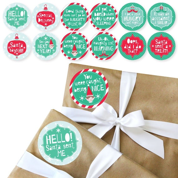 Elf Squad – Holiday and Christmas Elf Notes – Notes From Your Christmas Elf to Your Child - Messages From Your Elf - Set of 12 Il_570xn