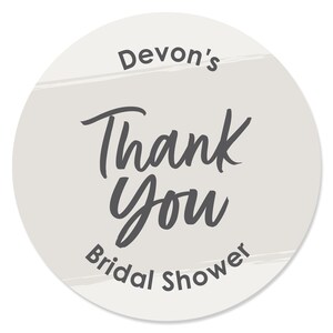 Personalized Champagne Elegantly Simple - Custom Guest Party Favor Circle Sticker Labels - Custom Text - 24 Count