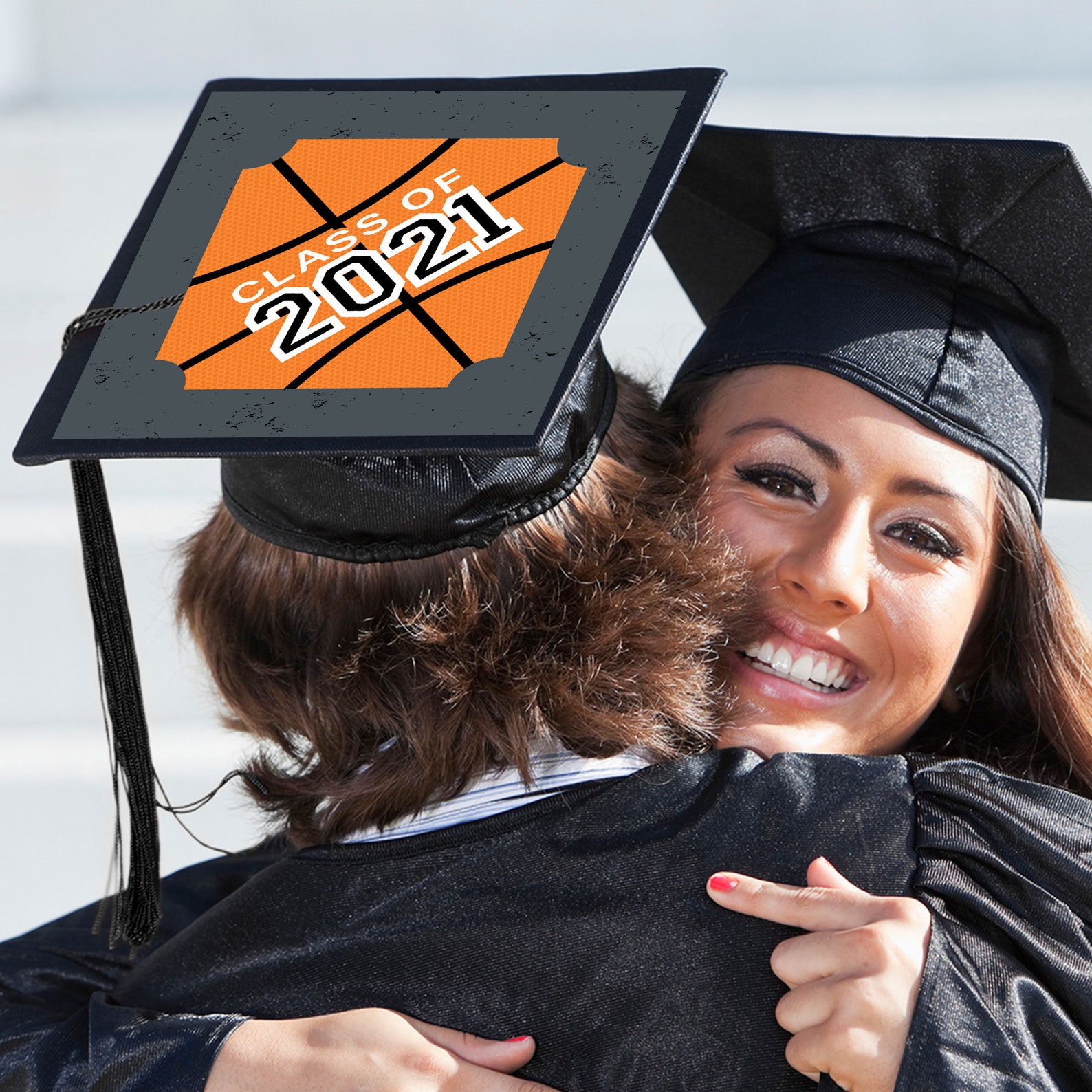 Grad Basketball 2021 Graduation Cap Decorations Kit Grad Etsy