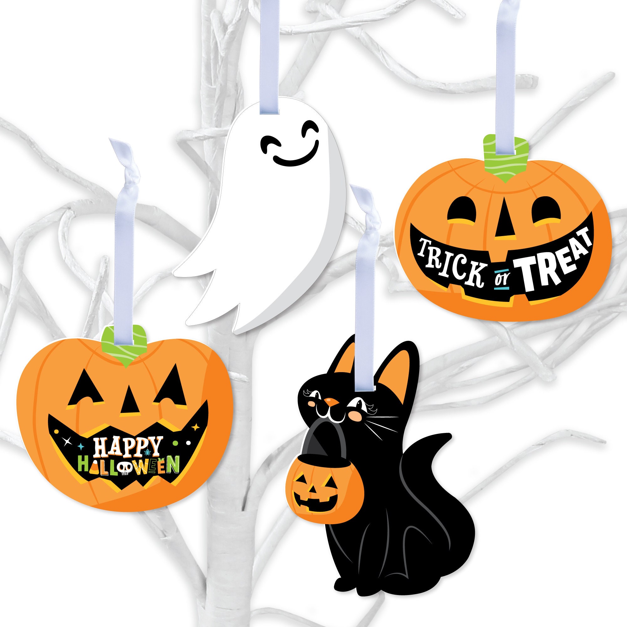 Cute Trick or Treat Halloween Small Business Scratch Off Game Cards