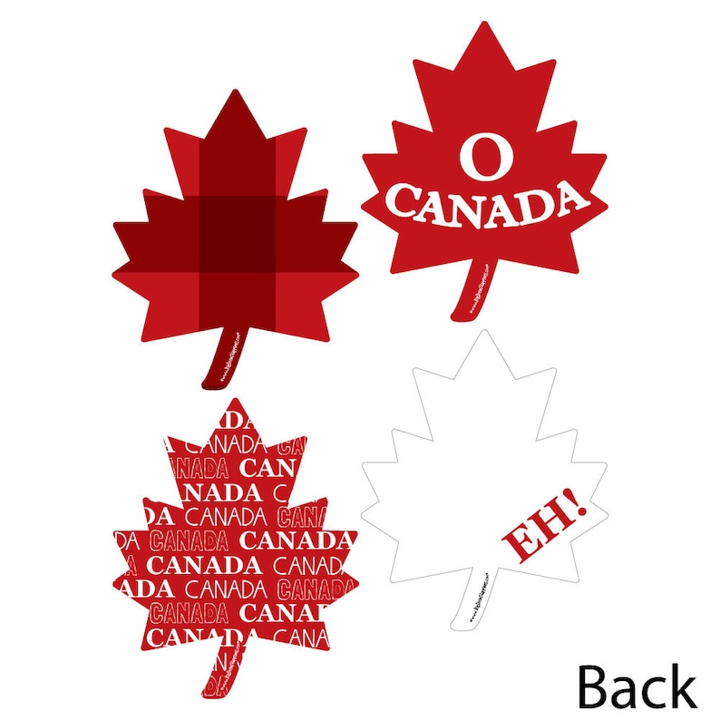 Canada Day 20 Ct Happy Canada Day Decorations Canadian Party Decor DIY Decorations Party Essentials 150th Birthday Maple Leaf