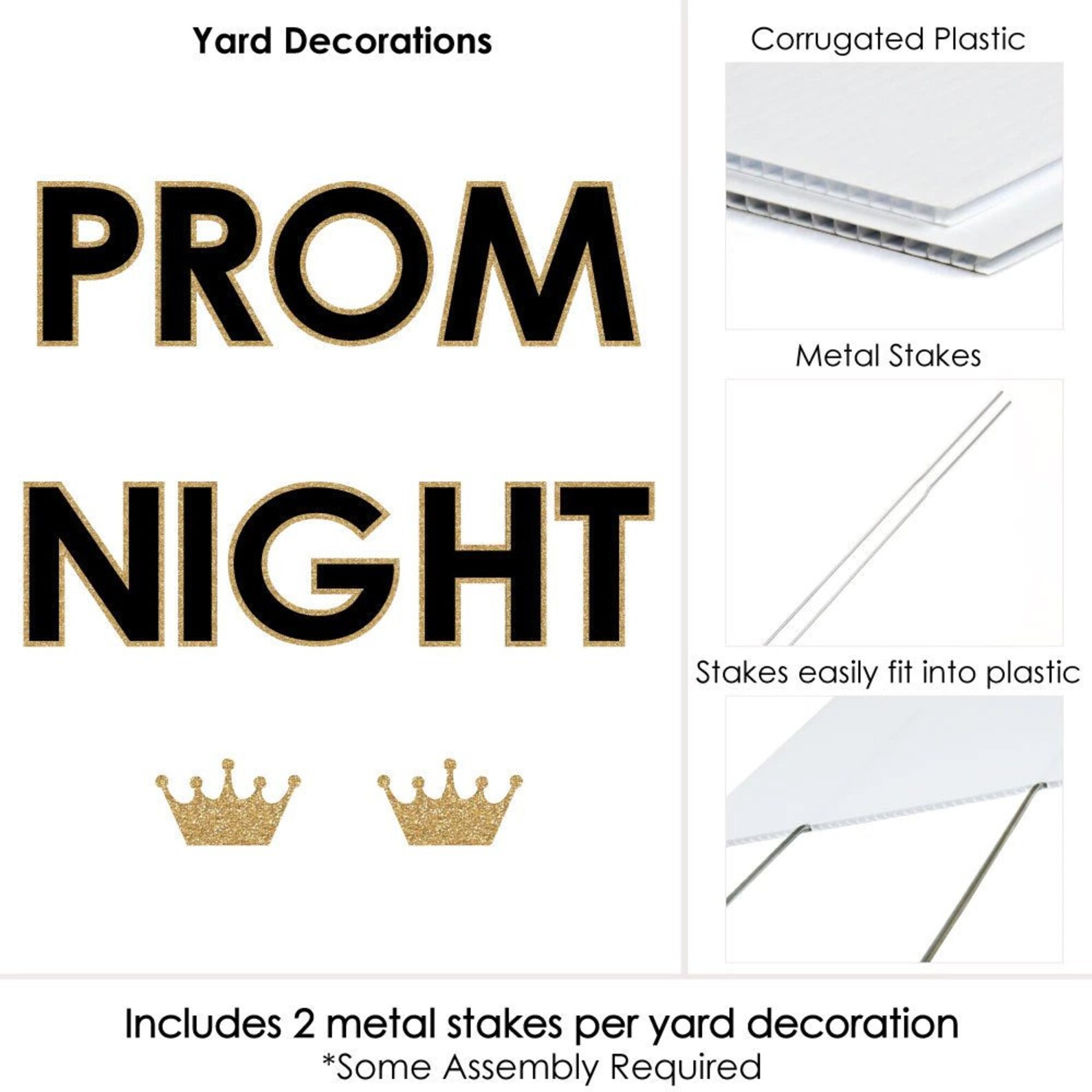 Prom Yard Sign Outdoor Lawn Decorations Prom Night Party Etsy