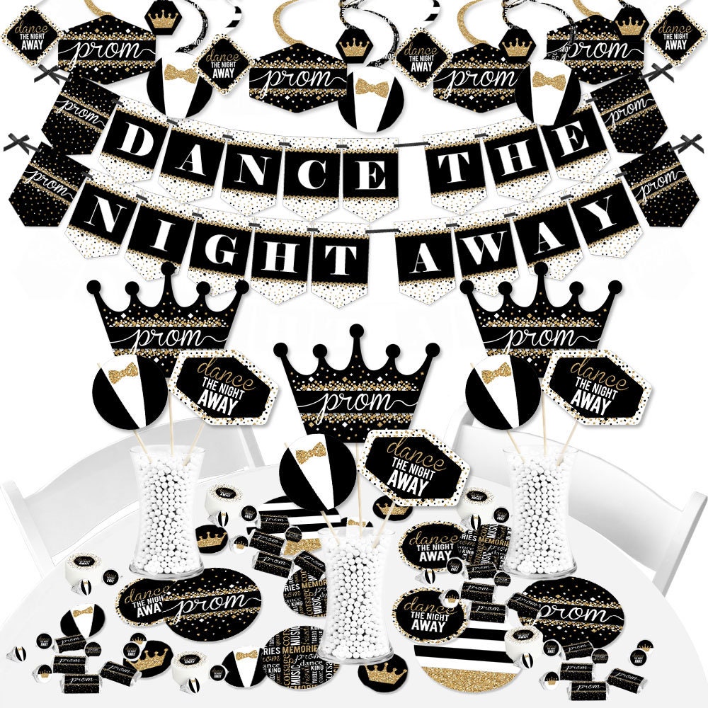 Prom Prom Night Party Supplies Banner Decoration Kit Etsy