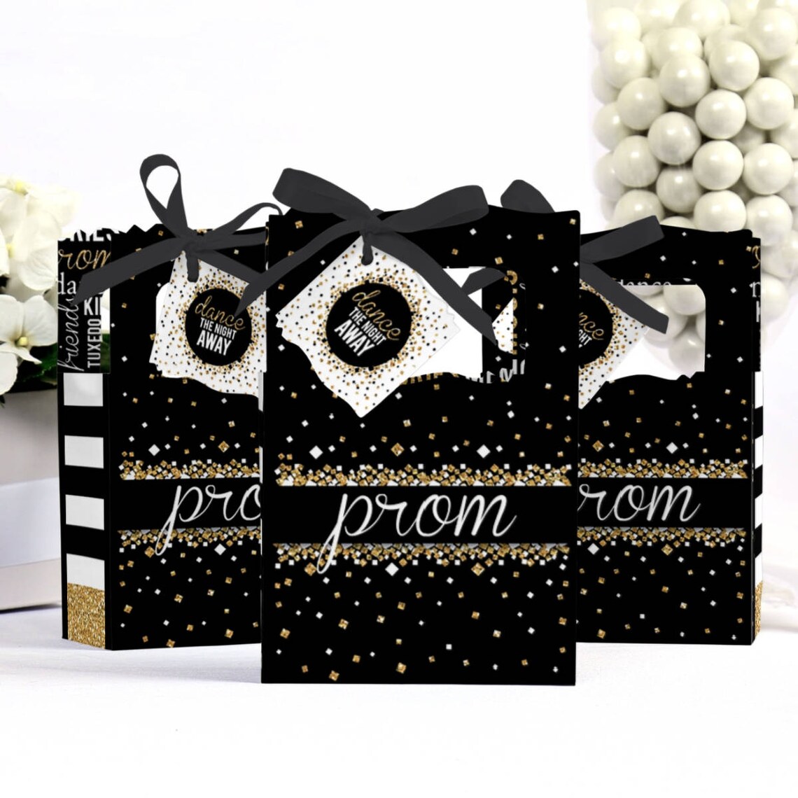 Prom Prom Night Party Favor Boxes Set of 12 Etsy