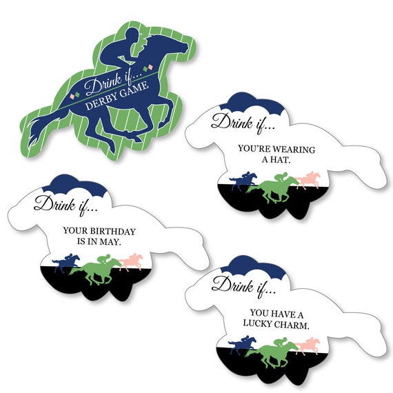 Kentucky Horse Derby Drink If Horse Race Party Game Derby