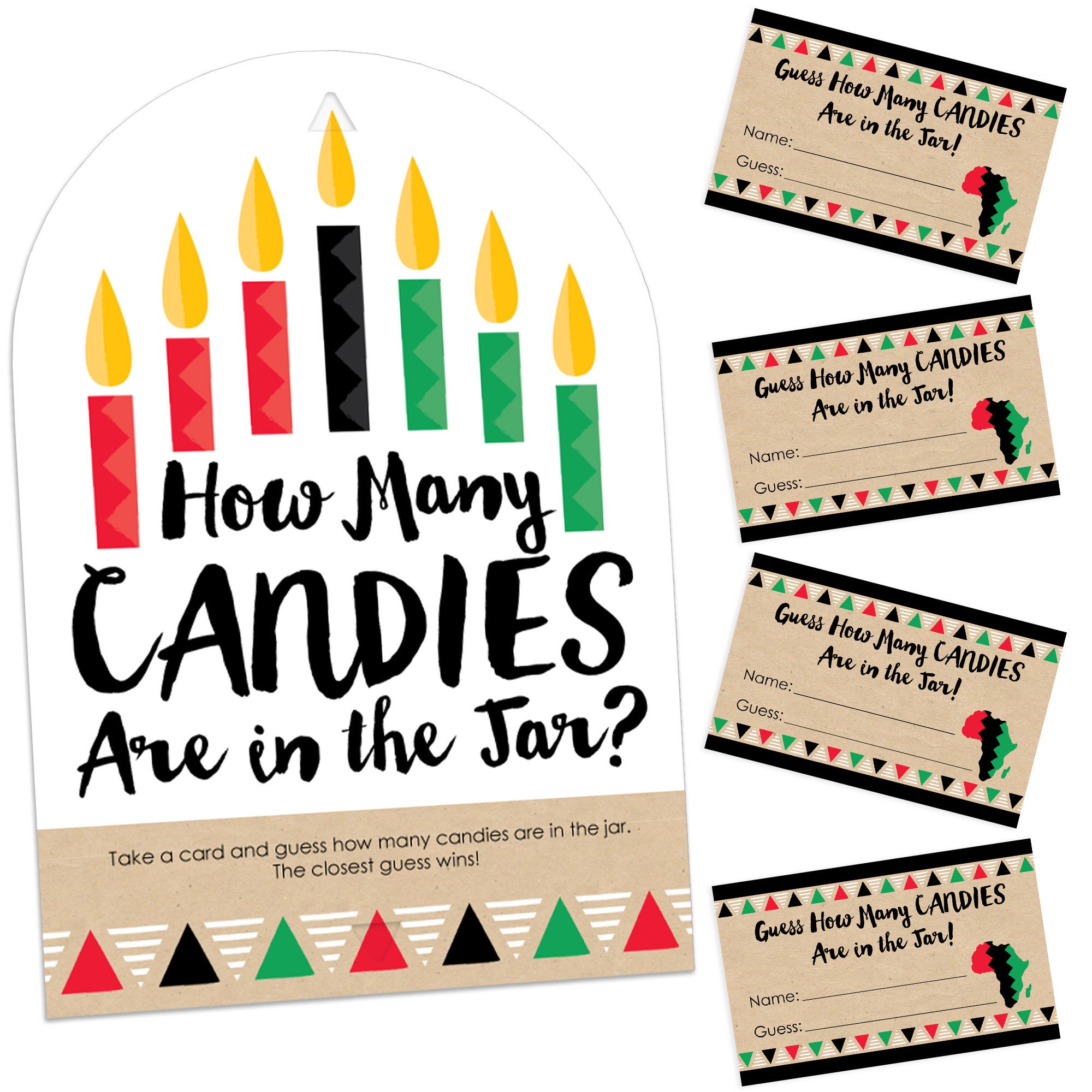 Big Dot Of Happiness Happy Kwanzaa - Small Round Candy Stickers - Party  Favor Labels - 324 Count