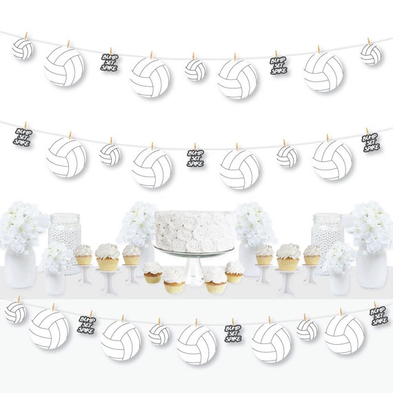 Bump Set Spike Volleyball Baby Shower Or Birthday Party Diy