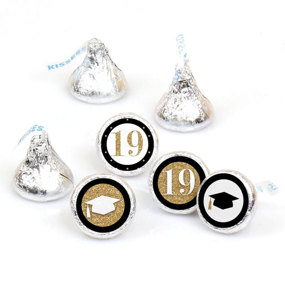 Hershey Kiss® Graduation Sticker Labels Round Candy Label | Etsy