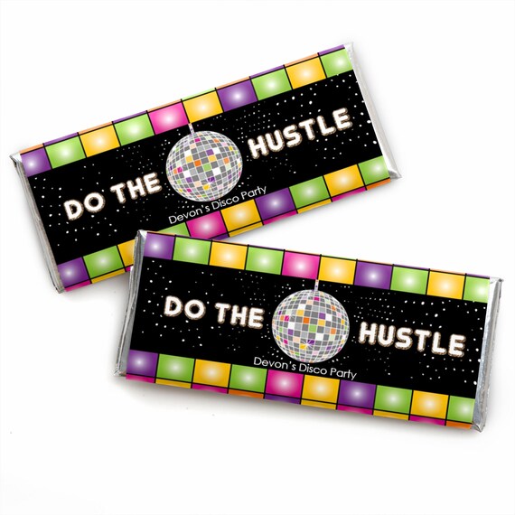 70 S Disco 1970s Disco Fever Party Candy Bar Wrappers