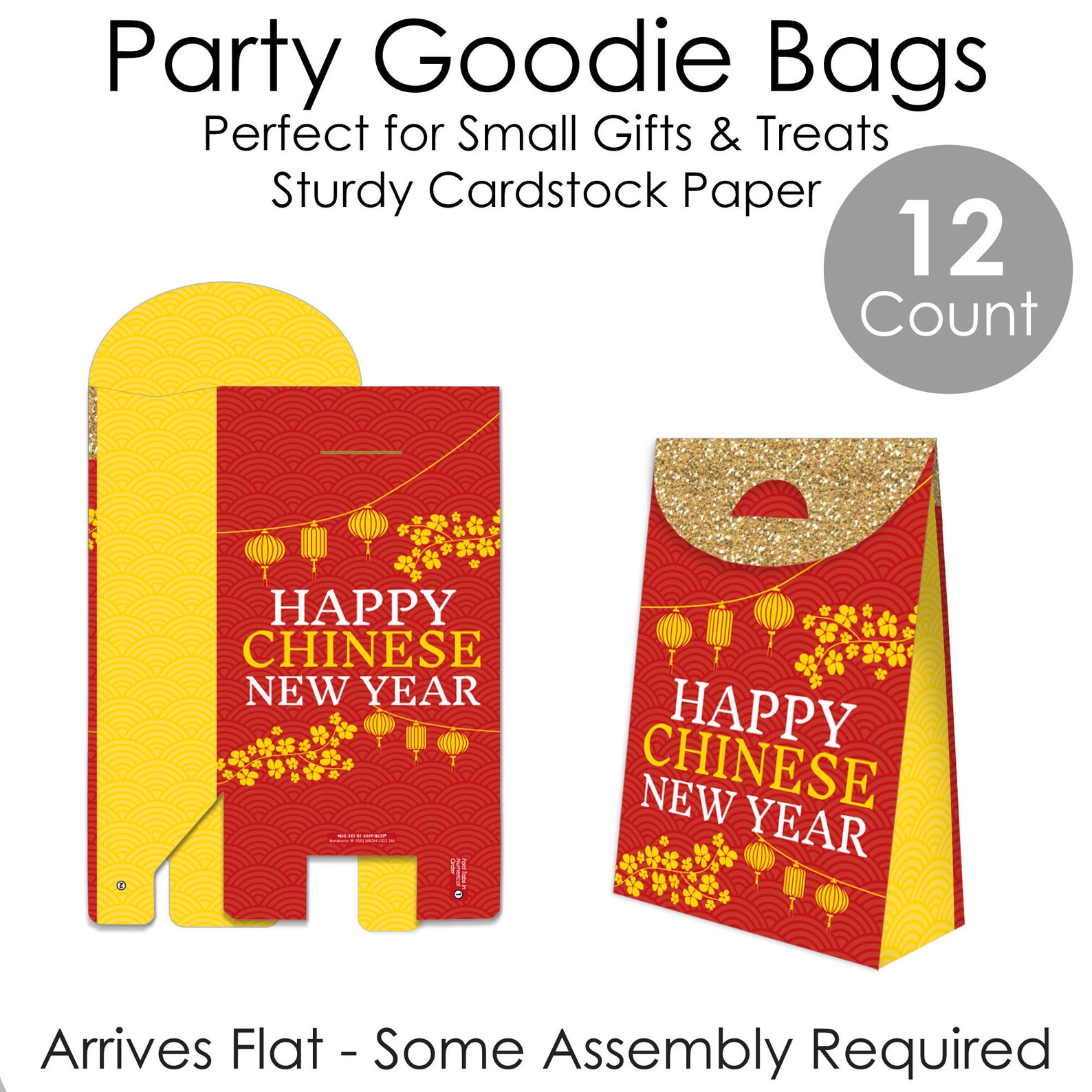 Chinese New Year Lunar New Year Gift Favor Bags Party Etsy