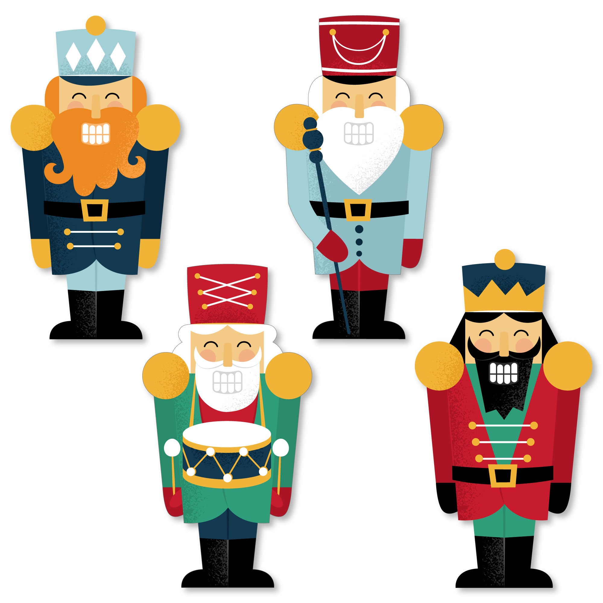 Decorations DIY Holiday Party Essentials Set of 20 Big Dot of Happiness Christmas Nutcracker