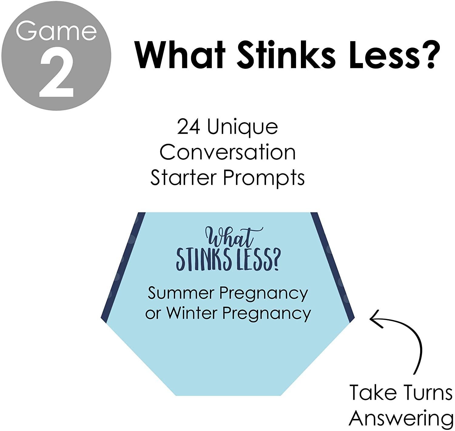 Baby Boy Blue Baby Shower Conversation Starter 2in1 Etsy