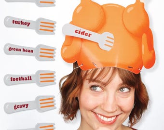 Thanksgiving Turkey Guessing Game, Fun Thanksgiving Games for Kids and Adults, Family Guess Who Game, Friendsgiving Party Games, Set of 8