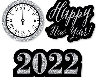New Year Hat Confetti Die Cut Embellishment Pre-made Scrapbooking Crafts 2020 New Year Hat Confetti Die Cut Embellishment Pre-made Scrapbooking Crafts 2020