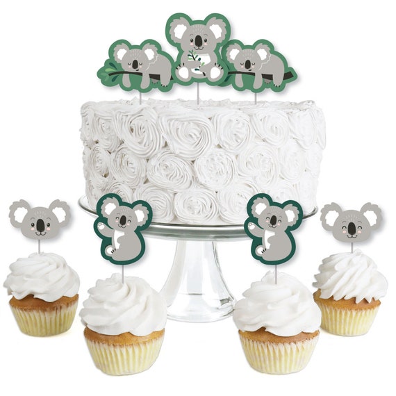 Koala Cutie Dessert Cupcake Toppers Bear Birthday Party and Baby