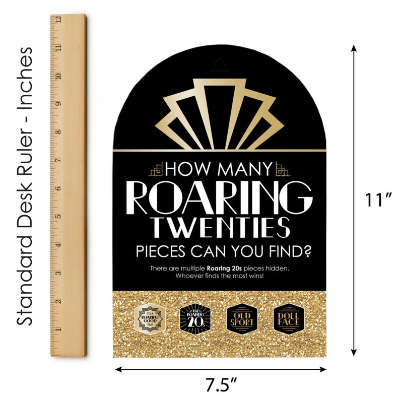 Roaring 20’s - 1920s Art Deco Jazz Party Scavenger Hunt - 1 Stand and ...