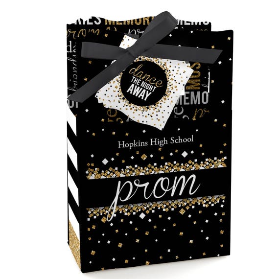 Prom Night Party Personalized Favor Boxes Custom Junior Prom Party