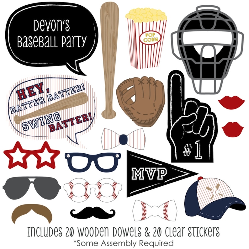 Baseball Photo Booth Props Baseball Photobooth Kit With Etsy baseball-photo-booth-props-baseball-photobooth-kit-with-etsy