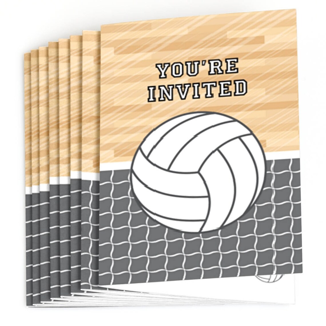 Volleyball Fill in Invitations Baby Shower Invitations Etsy