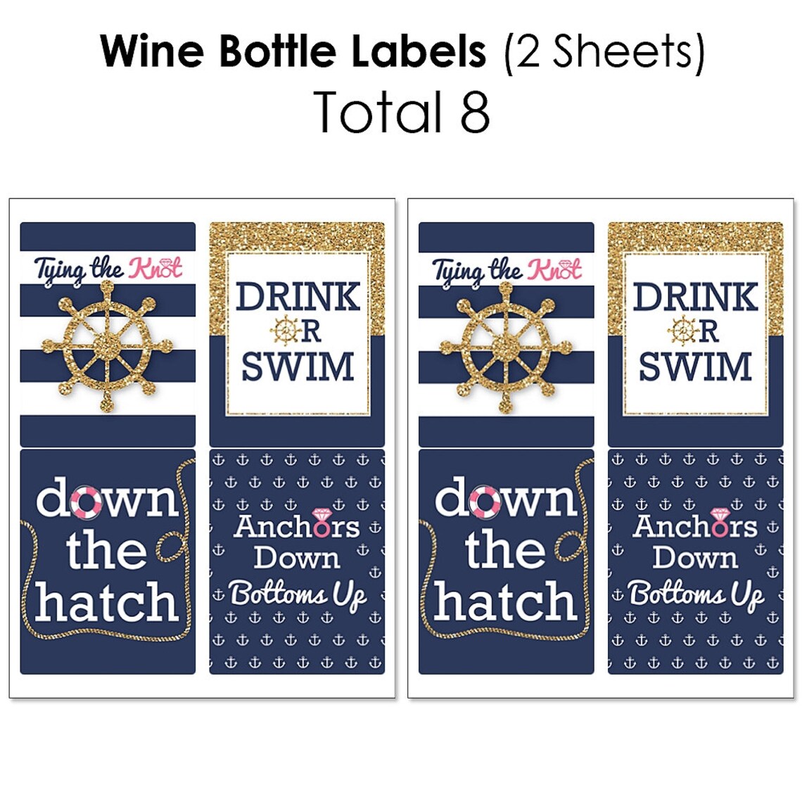 Last Sail Before the Veil Mini Wine Bottle Labels Wine - Etsy