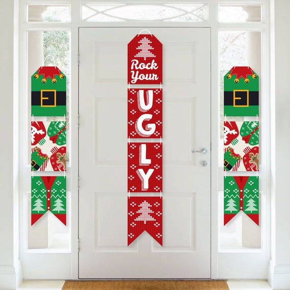 Ugly christmas sweater door Clearance