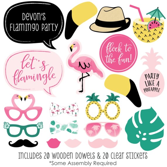 DIY Birthday Flamingo Unicorn Photo Prop Wedding Mustache Party Booth Home Decor DIY Birthday Flamingo Unicorn Photo Prop Wedding Mustache Party Booth Home Decor