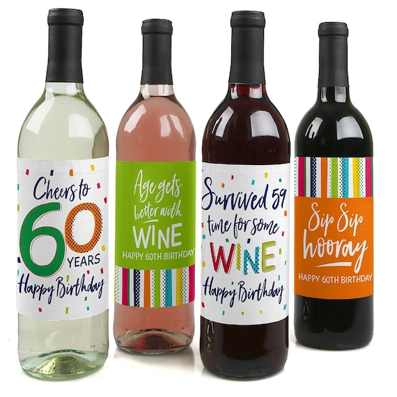 60th birthday favors for a woman