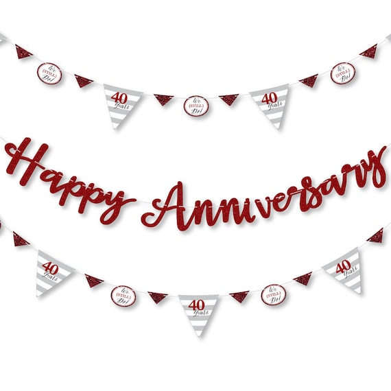 We Still Do 40th Wedding Anniversary Anniversary Party Etsy