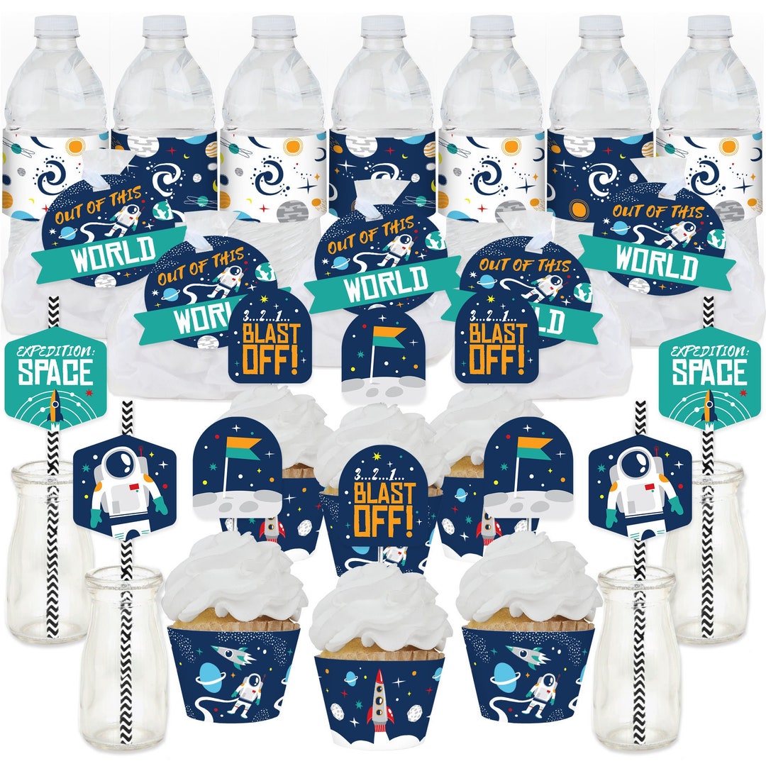 Blast off to Outer Space - Rocket Ship Baby Shower or Birthday Party ...