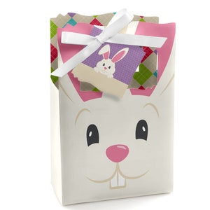 Hippity Hoppity - Easter Bunny Party Favor Boxes - Set of 12