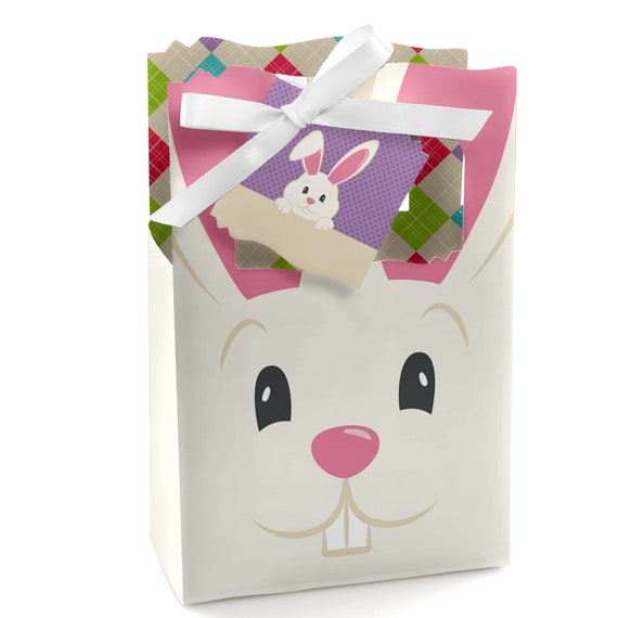 Hippity Hoppity - Easter Bunny Party Favor Boxes - Set of 12 Il_570xn