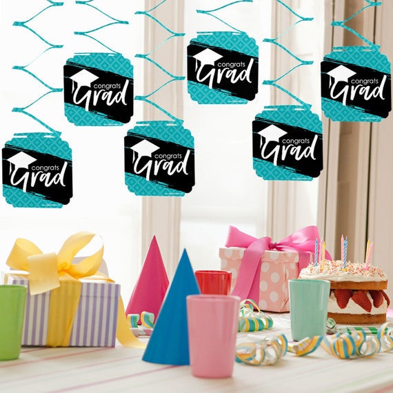 Teal Grad Best Is Yet To Come Hanging Graduation Supplies Etsy